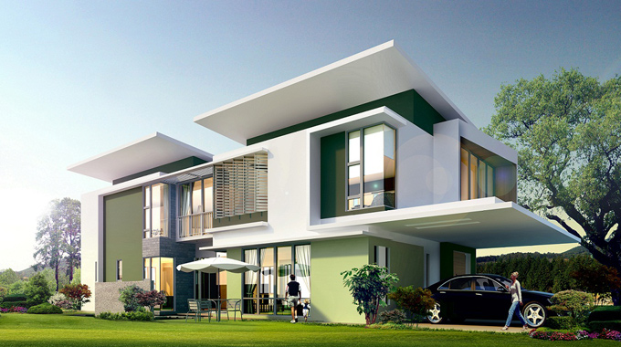 2-Storey Bungalow House - Type A
